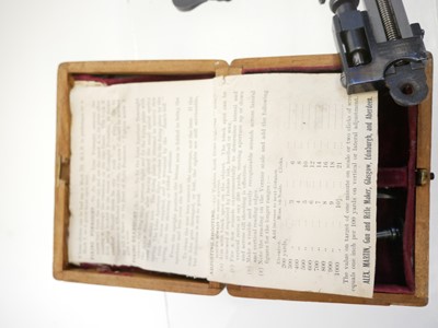 Lot 353 - Cased set of Alex Martin's Magnifying Sights,...