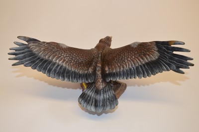 Lot 51 - Cold painted bronze falcon