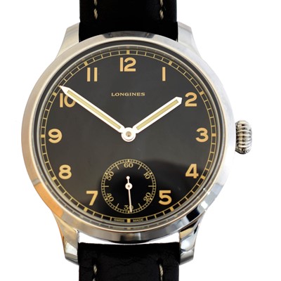Lot 210 - A Limited Edition 'The Longines Heritage Military' manual wind wristwatch