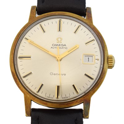 Lot 217 - An Omega Geneve automatic wristwatch