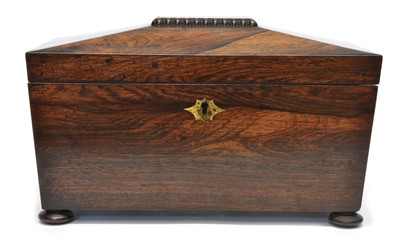 Lot 315 - Early 19th Century Rosewood Tea Caddy