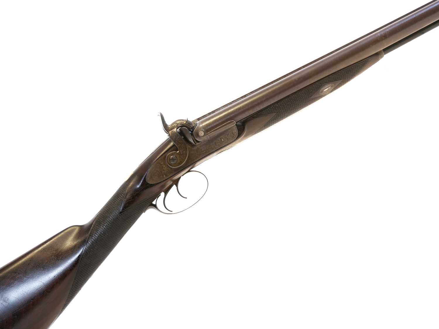 Lot 45 - George and John Deane percussion 14 bore side...