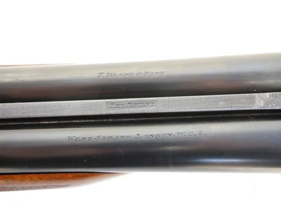 Lot 313 - Thomas Bland 'The Brent' 12 bore side by side...