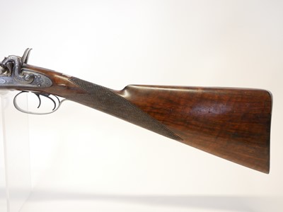Lot 44 - James Burrow percussion 20 bore side by side...