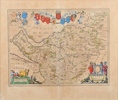 Lot 50 - Blaeu, Joan. Map of Cheshire.