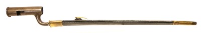 Lot 125 - Brown Bess socket bayonet, the ricasso stamped...