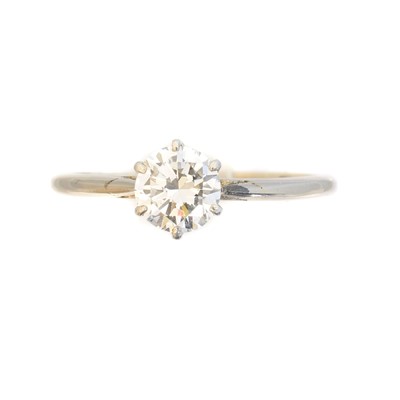 Lot 152 - An early 20th century diamond single stone ring