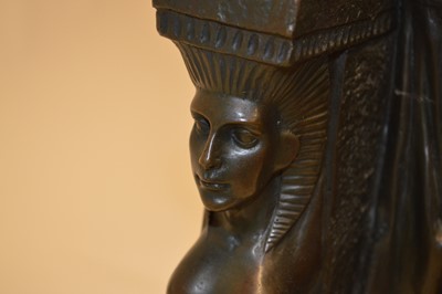 Lot 53 - Large bronze figure of Cleopatra
