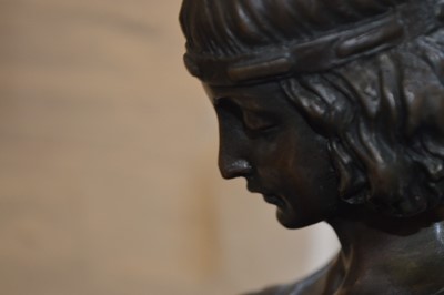 Lot 53 - Large bronze figure of Cleopatra