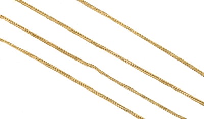 Lot 54 - An 18ct gold chain necklace