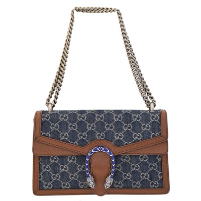 Lot 176 - A Gucci Dionysus Denim Shoulder Bag