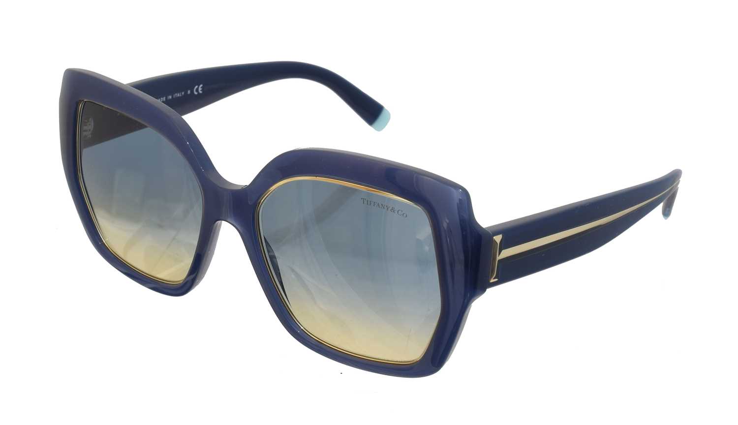 Lot 40 - A pair of Tiffany & Co 'Opal Blue' sunglasses