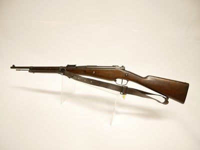 Lot 338 - French Berthier Mle. 1890 model 8mm carbine,...