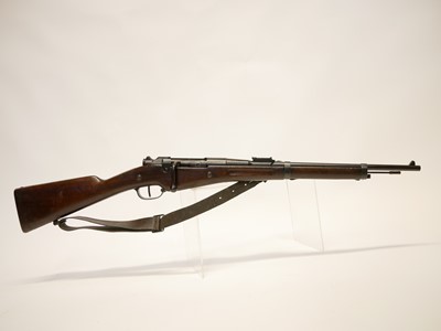Lot 338 - French Berthier Mle. 1890 model 8mm carbine,...
