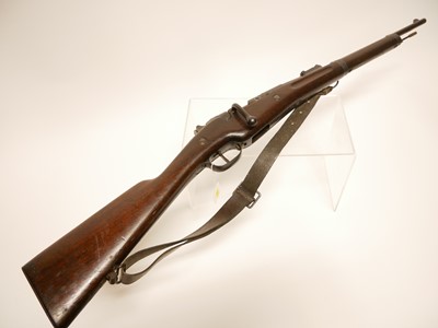 Lot 338 - French Berthier Mle. 1890 model 8mm carbine,...