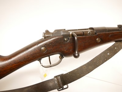 Lot 338 - French Berthier Mle. 1890 model 8mm carbine,...
