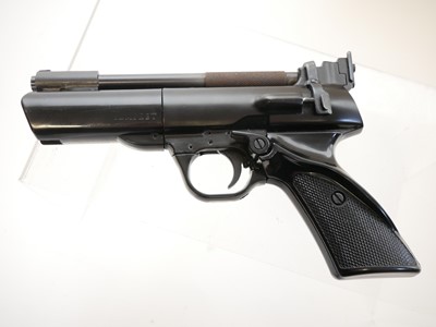 Lot 67 - Webley Tempest .22 air pistol, 7inch barrel,...