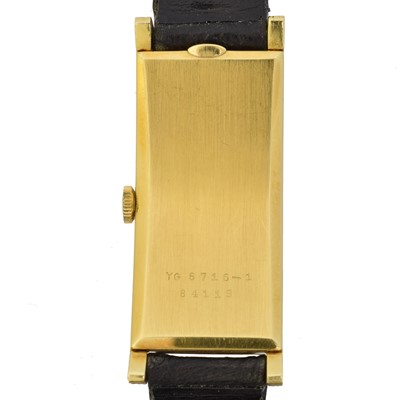Lot A 1960s 18ct gold Bueche Girod manual wind wristwatch