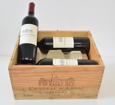 Lot 12 - Chateau d’Arsac Cru Bourgeois Margaux 2015