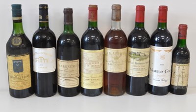 Lot 16 - 8 bottles Mixed Lot of Bordeaux Claret and 1er Cru Sauternes