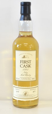 Lot 83 - “First Cask” 1981 Islay Malt Whisky 21 YO