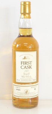 Lot 91 - “First Cask” 1973 Speyside Malt Whisky 30 YO
