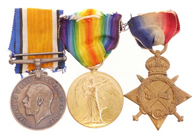 Lot 168 - Medal set for 165 Gunner W.B. Bellingham Royal...