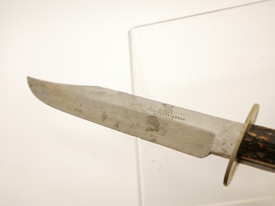 Lot 129 - Sheffield bowie knife for the American market,...