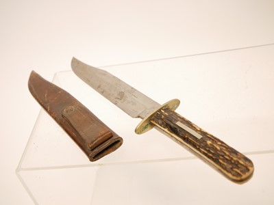 Lot 129 - Sheffield bowie knife for the American market,...