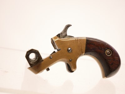Lot 11 - Cased J.M. Marlin 'OK' 30 calibre Derringer...