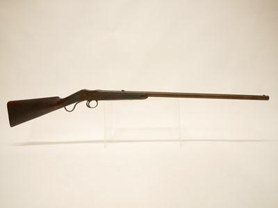 Lot 28 - D. Wales .360 No.5 Martini action rook rifle,...