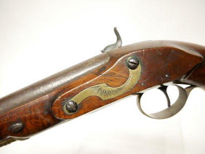 Lot 18 - H.W. Mortimer percussion officer's pistol...
