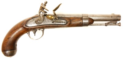 Lot U.S. Navy model 1836 Flintlock pistol, 8.5inch...