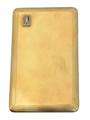 Lot 162 - An early 20th century 9ct gold cigarette case by Asprey