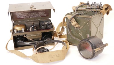 Lot 165 - Military telephone set, D. MkV YA1853, with...