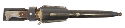 Lot 111 - German Third Reich parade bayonet and scabbard,...
