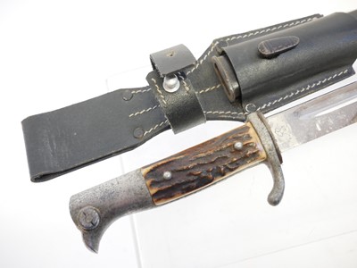 Lot 111 - German Third Reich parade bayonet and scabbard,...