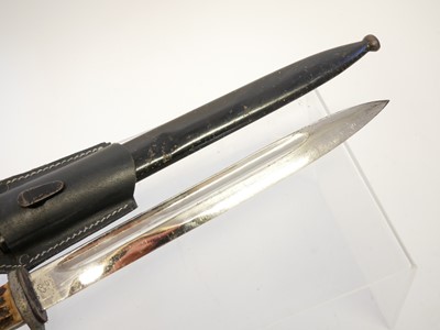 Lot 111 - German Third Reich parade bayonet and scabbard,...