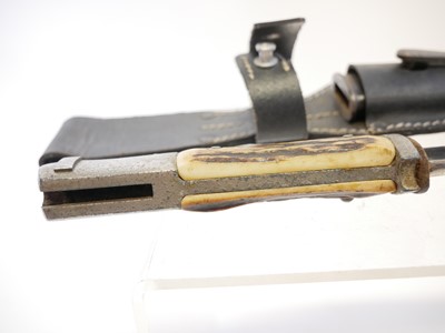 Lot 111 - German Third Reich parade bayonet and scabbard,...