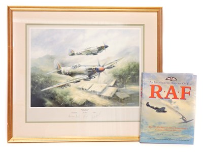 Lot 163 - J.W. Mitchell 'Spitfire, final Action' signed...