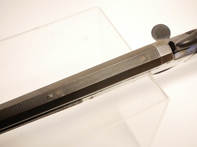 Lot 236 - Rook rifle sleeved to .22lr, 26inch octagonel...