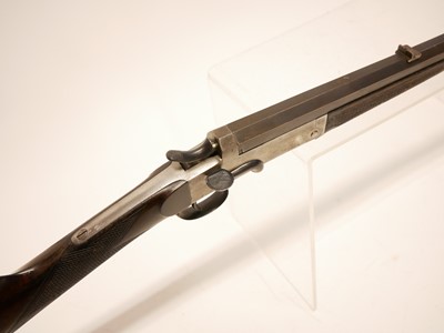 Lot 236 - Rook rifle sleeved to .22lr, 26inch octagonel...