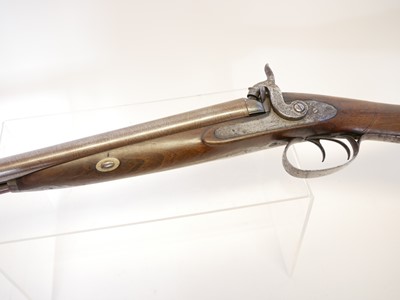 Lot 42 - T. Ellis percussion 14 bore side by side...