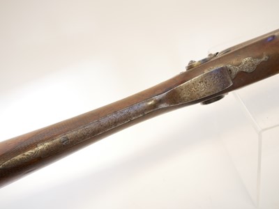 Lot 42 - T. Ellis percussion 14 bore side by side...