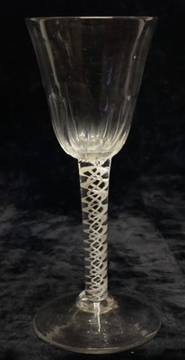 Lot 125 - Georgian wine glass