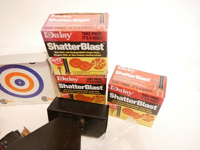 Lot 431 - Air gun targets and pellets, to include two...