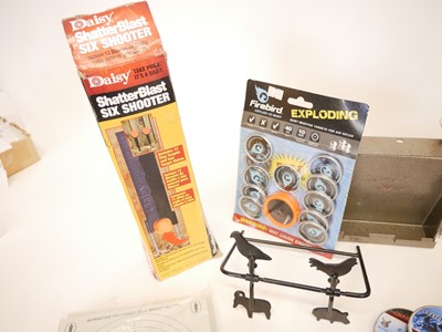 Lot 431 - Air gun targets and pellets, to include two...