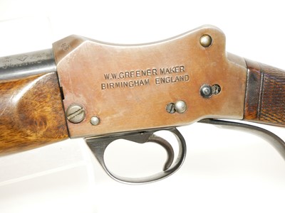 Lot 287 - Greener GP 12 bore shotgun, Martini lever...