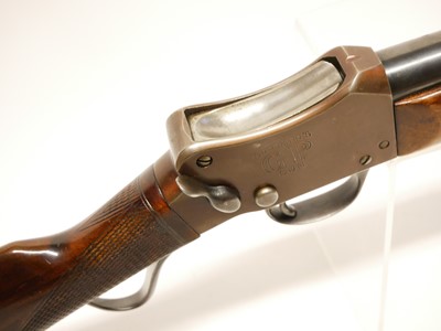 Lot 287 - Greener GP 12 bore shotgun, Martini lever...