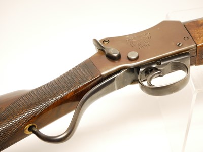 Lot 287 - Greener GP 12 bore shotgun, Martini lever...